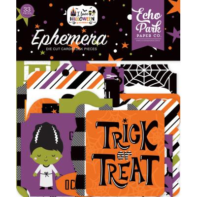 Echo Park I Love Halloween Die Cuts - Ephemera